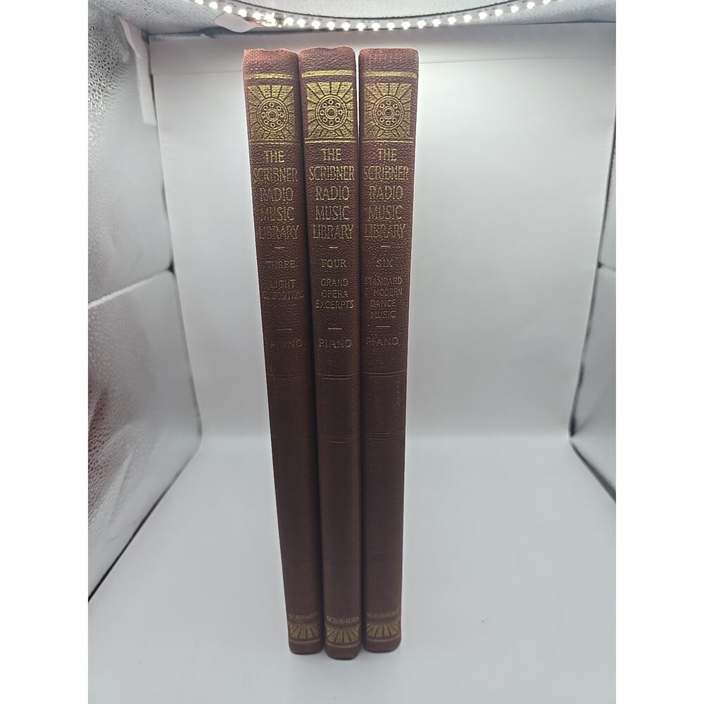 Vintage The Scribner Radio Music Library Vol. 3, 6, & 7